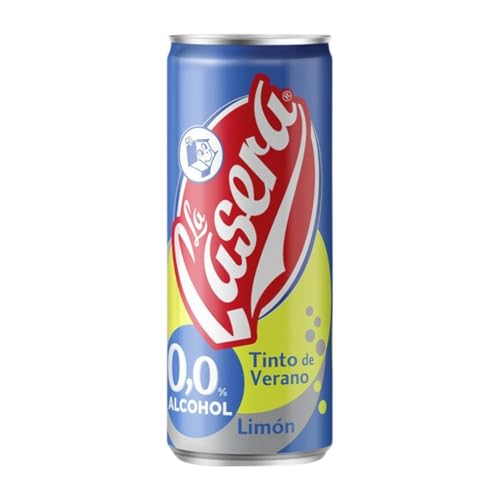 Getränke und Mixer 24 Einheiten Box La Casera Tinto de Verano Limón 0,0 Alu-Dose 33 cl Sin Alcohol Getränke und Mixer 24 Einheiten Box La Casera Tinto de Verano Limón 0,0 Alu-Dose 33 cl Sin Alcohol von Gaseosas La Casera