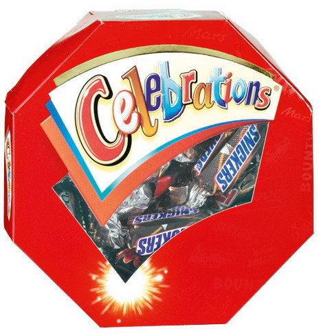 1x CELEBRATIONS 200 g Süßigkeiten, Nahrungsmittel von Gastobedarf Mühlan