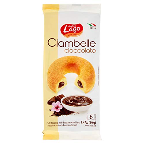 Gastone Lago Ciambelle mit Schokofüllung, 3er Pack (3 x 240 g) von Gastone Lago