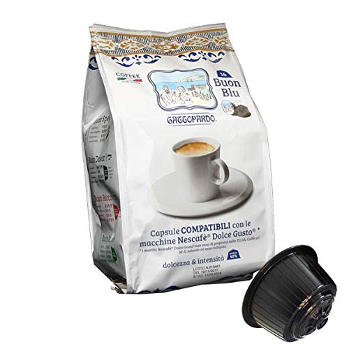 128 Kaffee Kapseln - Blu - Comp. Dolce Gusto - Gattopardo von Gattopardo