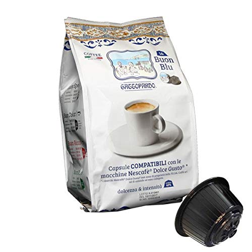 128 Kaffee Kapseln - Blu - Comp. Dolce Gusto - Gattopardo von GATTOPARDO