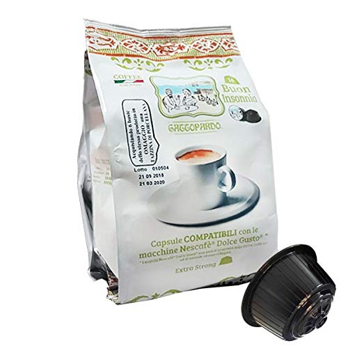 GATTOPARDO 128 Kaffee Kapseln - Insonnia - Comp. Dolce Gusto - Gattopardo von GATTOPARDO
