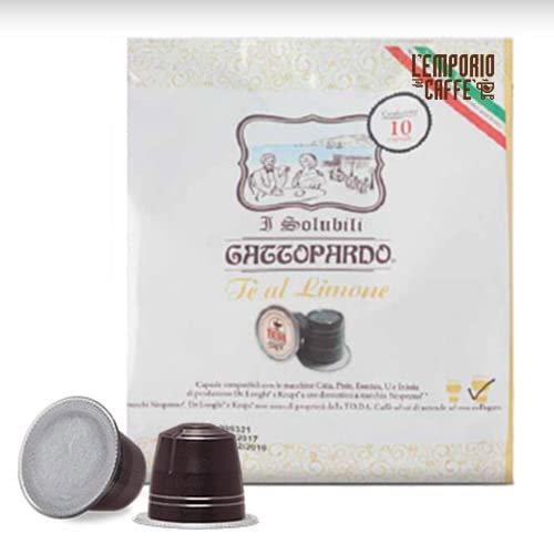 80 Kapseln Gattopardo Te Zitrone Solvent Kompatibel Mit nespresso von GATTOPARDO