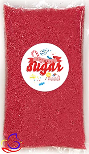 Bunter Zucker Rot Weihnachtsrot 250g Dekorzucker Bunter Zucker Rot Weihnachtsrot 250g Dekorzucker von gaumenshop