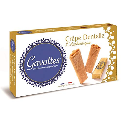 Gavottes Crêpe mit Spitze, 125 g, 5 Stück von Gavottes