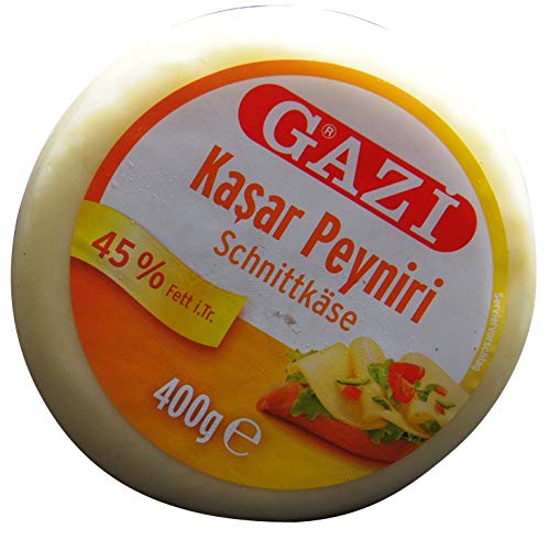 Gazi - Kashkaval Schnitt- Käse 45% i.Tr. - Kasar peyniri (400g) von Gazi