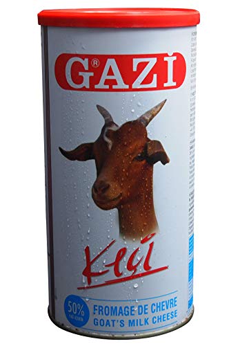 Gazi - Ziegenkäse in Salzlake 50% Fett i.Tr. - Keci peyniri (800g Abtropfgewicht) von Gazi