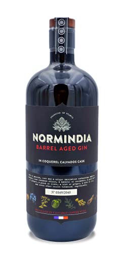 Domaine du Coquerel – Gin Normindia BARREL AGED 44,1% Vol. (700ml) | Fruchtiger Gin aus Frankreich | Gereift im Coquerel Calvados Cask von Geakv