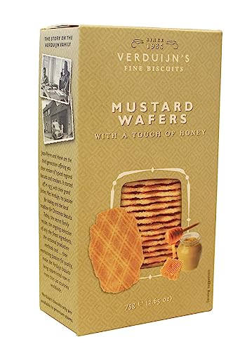 VERDUIJN'S - Waffeln mit Honig und Senf aus der Niederlande - Holländische Waffeln 75 g, Menge:1 Stück VERDUIJN'S - Waffeln mit Honig und Senf aus der Niederlande - Holländische Waffeln 75 g, Menge:1 Stück von Geakv