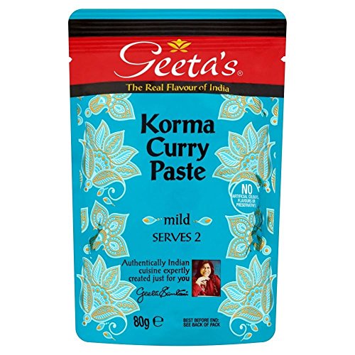 Geeta ist Curry Paste - Korma (80 g) - Packung mit 2 von Geeta's