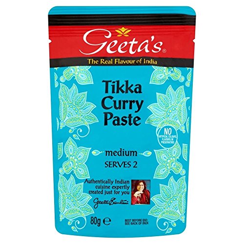 Geeta ist Curry Paste - Tikka (80 g) - Packung mit 6 von Geeta's