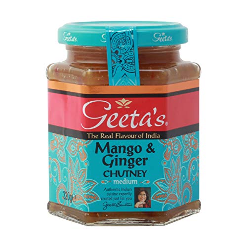 Geeta's herzhafte Mango & Ingwer Chutney, 320g Geeta's herzhafte Mango & Ingwer Chutney, 320g von Geeta's