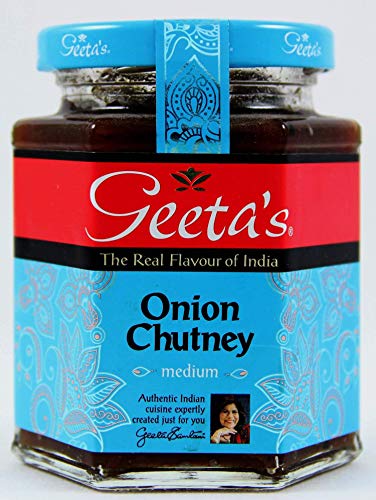 Geeta's herzhafte Zwiebel-Chutney, 300g von Geeta's