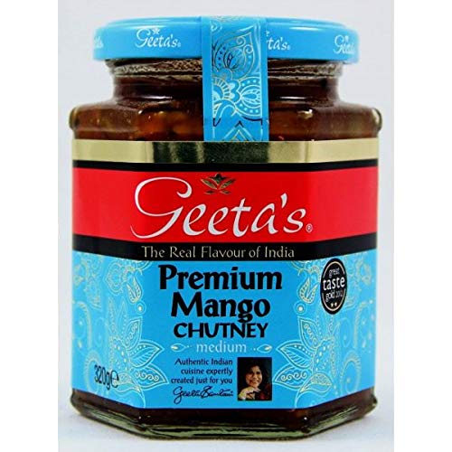 Geetas Premium Mango Chutney - 230g - Einzelpackung Geetas Premium Mango Chutney - 230g - Einzelpackung von Geeta's