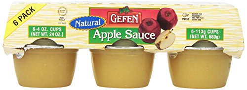 Gefen Mini Tassen natur Apfel-6 X 113 G (Packung von 6) von Gefen