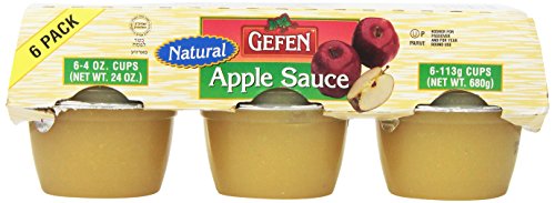 Gefen Mini Tassen natur Apfel-6 X 113 G (Packung von 6) von Gefen