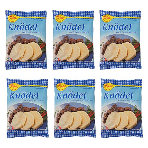 6er Pack Geha Knödel nach böhmischer Art (6 x 250 g) Knödelmischung Knödelteig von Geha Mühlen & Back GmbH