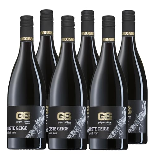 Geiger & Söhne Erste Geige Pinot Noir QbA trocken Rotwein Franken trocken (6 x 0.75l) von Geiger & Söhne