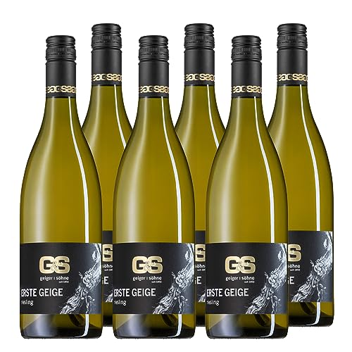 Geiger & Söhne Erste Geige Riesling QbA trocken Weißwein Franken trocken (6 x 0.75l) von Geiger & Söhne