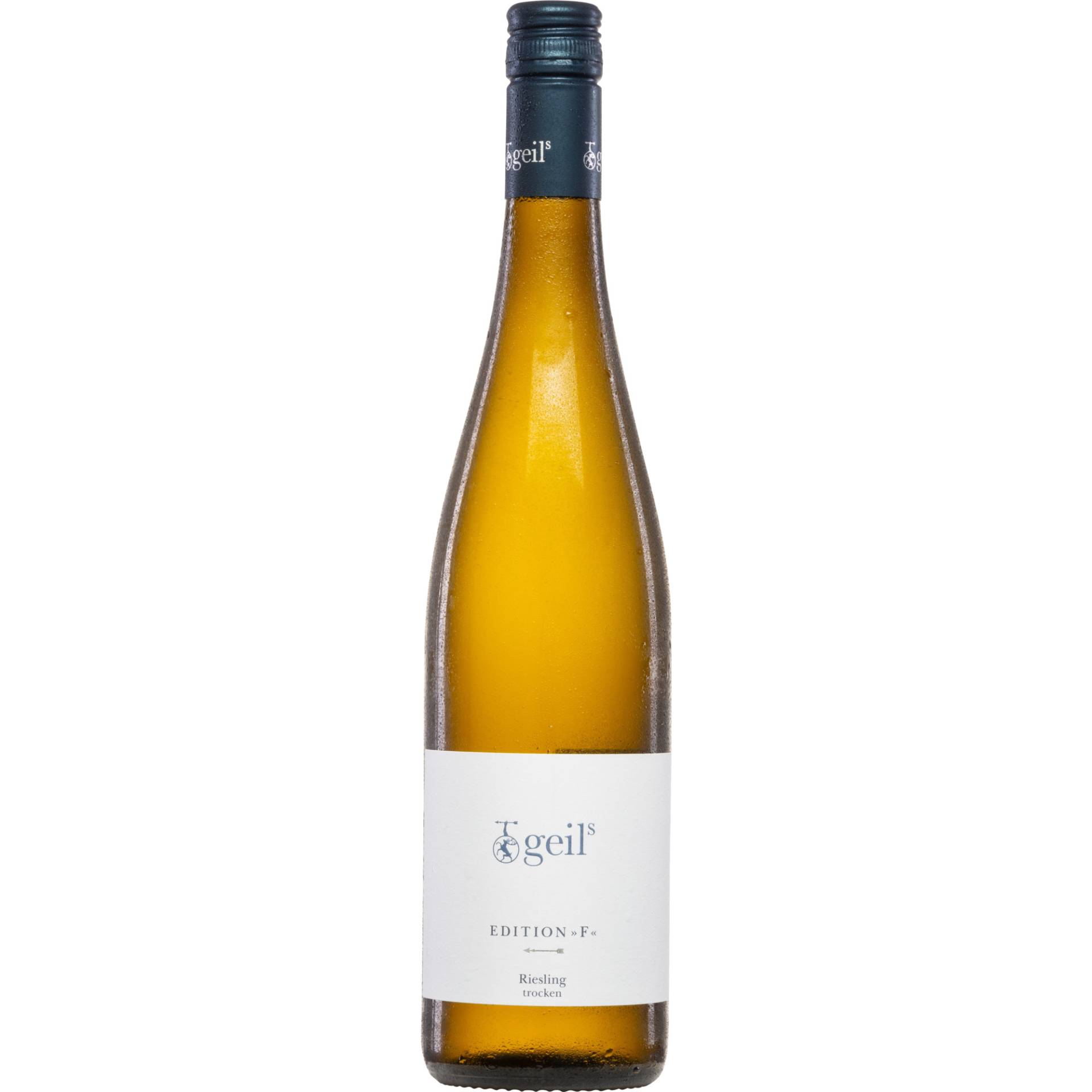 Geils Riesling Edition F, Trocken, Rheinhessen, Rheinhessen, 2021, Weißwein Geils Riesling Edition F, Trocken, Rheinhessen, Rheinhessen, 2021, Weißwein von Geils Sekt- und Weingut - Zeller Str. 8, 67593 Bermersheim - DE