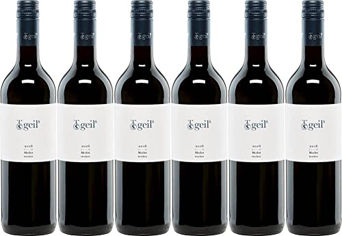 6x Merlot Trocken 2018 - Geils Sekt- und Weingut, Rheinhessen - Rotwein 6x Merlot Trocken 2018 - Geils Sekt- und Weingut, Rheinhessen - Rotwein von Geils Sekt- und Weingut