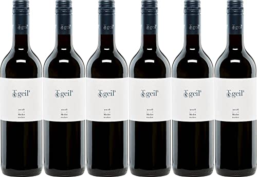 6x Merlot Trocken 2018 - Geils Sekt- und Weingut, Rheinhessen - Rotwein von Geils Sekt- und Weingut