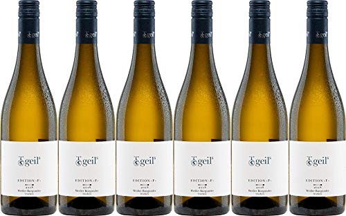 6x Weißer Burgunder Trocken Edition »F« 2020 - Geils Sekt- und Weingut, Rheinhessen - Weißwein 6x Weißer Burgunder Trocken Edition »F« 2020 - Geils Sekt- und Weingut, Rheinhessen - Weißwein von Geils Sekt- und Weingut