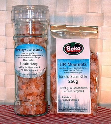 "GEKO" Himalayasalz* in der Mühle plus Nachfüllbeutel "GEKO" Himalayasalz* in der Mühle plus Nachfüllbeutel von Geko