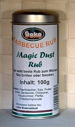 "GEKO" Magic Dust - 100g BBQ Rub Gewürzmischung zum Marinieren von Fleisch von Geko