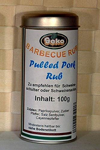 "GEKO" Pulled Pork Rub - 100g BBQ Rub Grillgewürzmischung für Schweineschulter oder Schweinenacken. von Geko