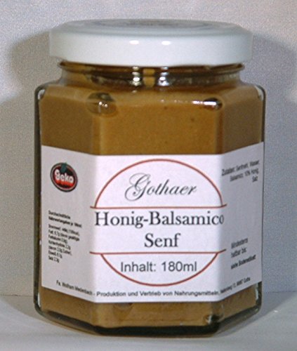 Original Gothaer Honig-Balsamico-Senf im Sechseckglas a´180ml Original Gothaer Honig-Balsamico-Senf im Sechseckglas a´180ml von Geko