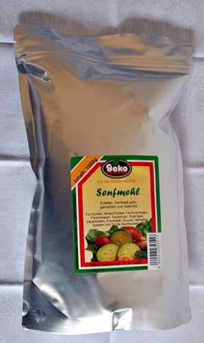 Senfmehl, gelb, 1 kg - von GEKO von Geko