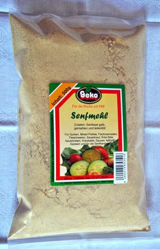 Senfmehl, gelb, 500g - von GEKO von Geko