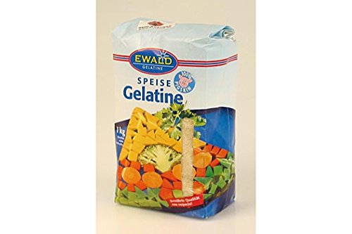 Gelatine Pulver, weiss, 160 Bloom, 1 kg von Gelatine