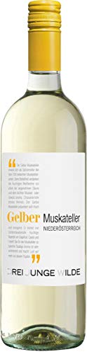 Gelber Muskateller"Drei Junge Wilde"QUW Burgenland Weißwein Burgenland trocken (1 x 0.75l) von Drei junge Wilde