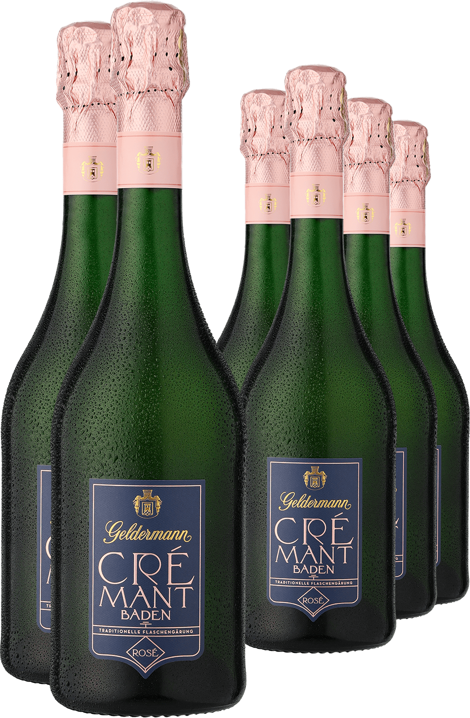 4+2-PAKET Geldermann Crémant Brut Rosé von Geldermann