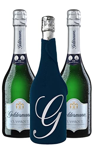 Geldermann Sekt Sec (3x 0,75l) + Geldermann Kühlmanschette (Classique) von Geldermann