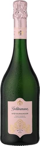 Geldermann Spätburgunder Rosé Baden Extra Brut (1x 0,75l) – Ausdrucksstarker Rosé-Sekt mit Frische und Eleganz mit 12% vol. von Geldermann