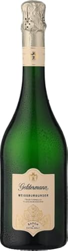 Geldermann Weißburgunder Baden Extra Brut (1x 0,75l) - Eleganter Premium-Sekt mit Finesse und Struktur von Geldermann