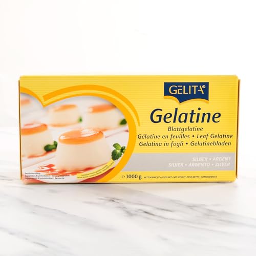 Gelita Blattgelatine silber / weiß 1kg Gelita Blattgelatine silber / weiß 1kg von GELITA