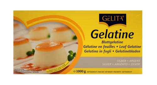 Gelita Blattgelatine Weiss/Silber 1 kg von GELITA