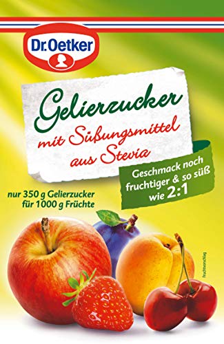 Dr.Oetker - Gelierzucker mit Süßungsmitteln aus Stevia - 350g von Sattie