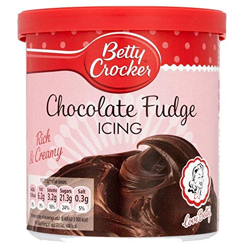 Betty Crocker Chocolate Fudge Icing 450g - Schokoladen-Fudge Glasur von Betty Crocker