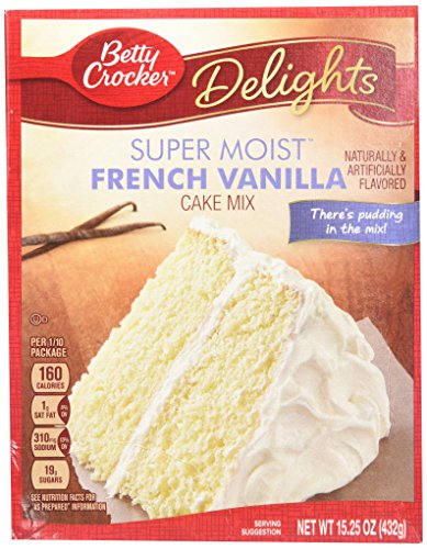 Betty Crocker Super Moist Cake Mix French Vanilla 432g (Betty Crocker Super Moist Kuchenmischung Französisch Vanille) von General Mills