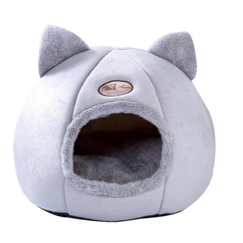 1 Stück Katzenbett, Haustierhöhle, Katzennestbett, weiches Katzenhauszelt, Katzennestbett, warme Katzenhöhle, Schlafbett für Welpen, waschbares Haustierkissen, Bett für Haustiere, Katzen, Hunde 1 Stück Katzenbett, Haustierhöhle, Katzennestbett, weiches Katzenhauszelt, Katzennestbett, warme Katzenhöhle, Schlafbett für Welpen, waschbares Haustierkissen, Bett für Haustiere, Katzen, Hunde von Generic