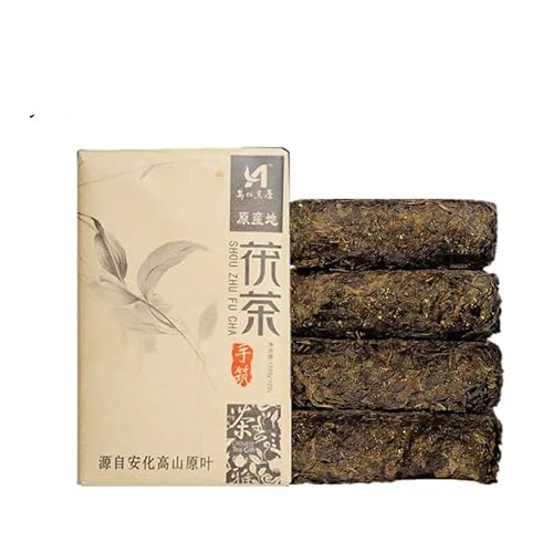 1000g Anhua Schwarzer Tee Jinhua Goldener Blumen-Tee-Ziegelstein Fu Zhuan Tee 2015yr von Generic
