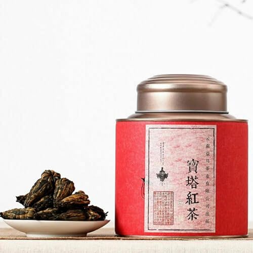 250g Schwarzer Pagodentee Chinesischer Original Schwarzer Tee Natürliches Bio-Schwarztee-Grünfutter ohne Zusatzstoffe von Generic