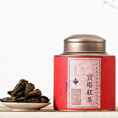 250g Schwarzer Pagodentee Chinesischer Original Schwarzer Tee Natürliches Bio-Schwarztee-Grünfutter ohne Zusatzstoffe von Generic