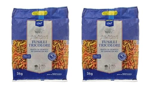 2x Fusilli Tricolore 13,5% Protein - 3 kg Beutel MC 2x Fusilli Tricolore 13,5% Protein - 3 kg Beutel MC von Generic