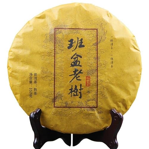 357g Puerh Guter Tee Alter Baum im Ban Becken China Original Pu'er Tee Natürlicher Bio Puer Tee Grünes Essen ohne Zusatzstoffe Puerh-Tee von Generic